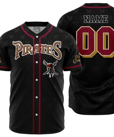 Personalized Pirates Of The Caribbean V2 Baseball Jersey
