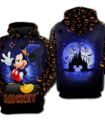 Dn Halloween Hoodie Mk Mouse Wizard Dn Castle Halloween Night Hoodie