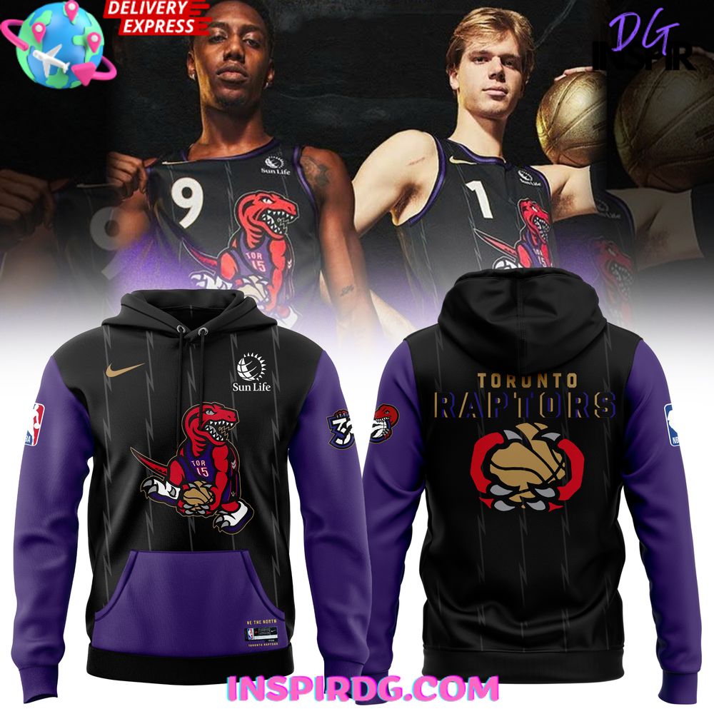 Toronto Raptors 30Th Anniversary Retro Hoodie