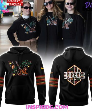 Pwhl New York Sirens Black History Special All Over Print Hoodie, 3D Hoodie