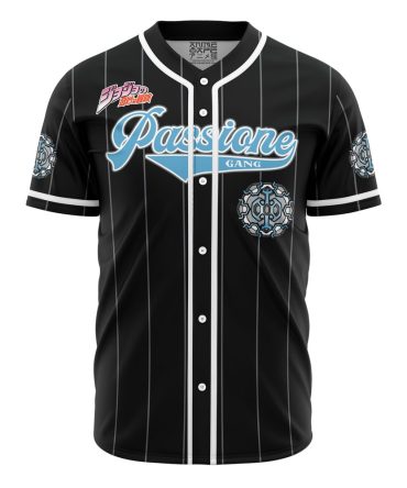 Passione Gang Jojo’S Bizarre Adventure Baseball Jersey
