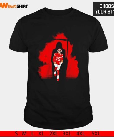 Patrick Mahomes Grim Reaper Shadow Kansas City Chiefs Shirt