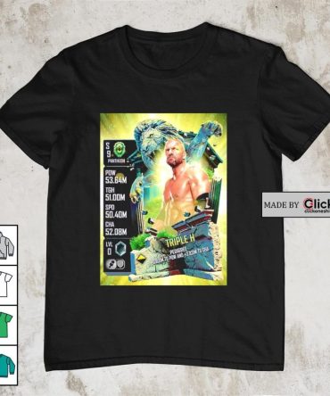 Paul Levesque Triple H Wwe Supper Card Shirt