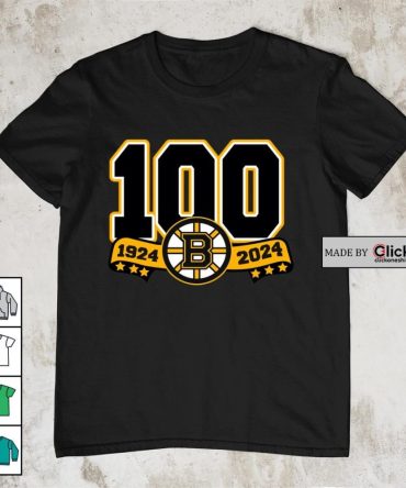 Boston Bruins Mitchell And Ness 100Th Anniversary Shirt
