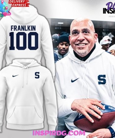 Penn State Nittany Lions Coach James Franklin 100 Wins All Over Print Hoodie, 3D Hoodie