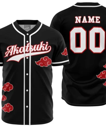 Personalized Akatsuki Baseball Jersey