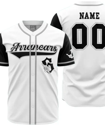Personalized Arrancars Grimmjow Bleach Baseball Jersey