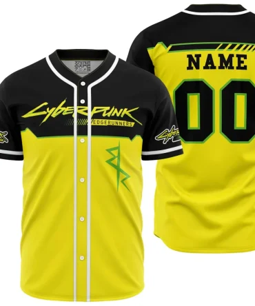 Edgerunners V2 Cyberpunk 2077 Baseball Jersey