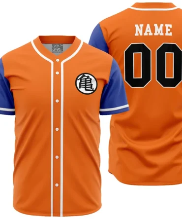 Personalized Goku Kame Kai Dragon Ball Z Baseball Jersey