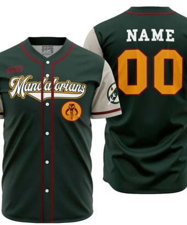 Personalized Mandalorians Boba Fett Star Wars Baseball Jersey