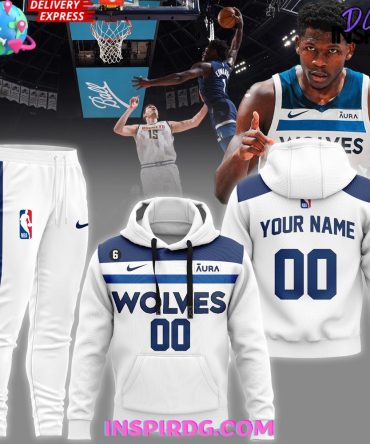 Personalized Minnesota Timberwolves Anthony Edwards Hoodie