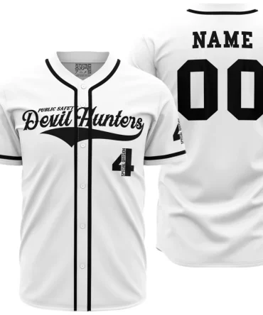 Personalized Public Safety Devil Hunters Chainsaw Man Baseball Jersey