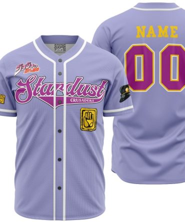 Personalized Stardust Crusaders Jojo’S Bizarre Adventure Baseball Jersey