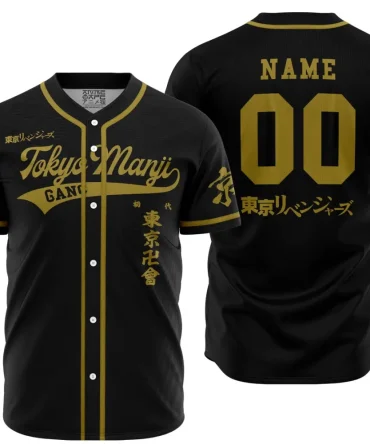 Personalized Tokyo Manji Gang Tokyo Revengers Baseball Jersey