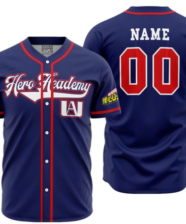 Personalized Ua Training Uniform My Hero Academia Baseball Jersey