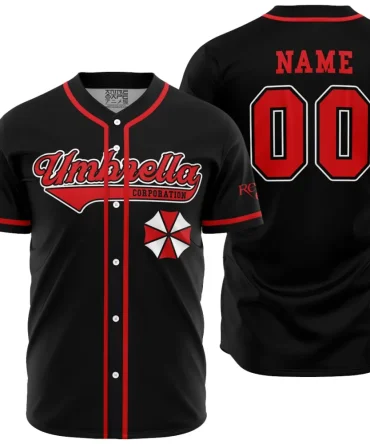 Personalized Umbrella Corp Resident Evil Baseball Jersey
