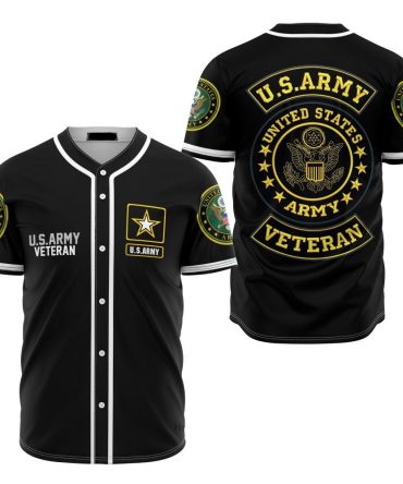 U.S. Army Veteran Baseball Jersey - Proud Military Apparel Gift