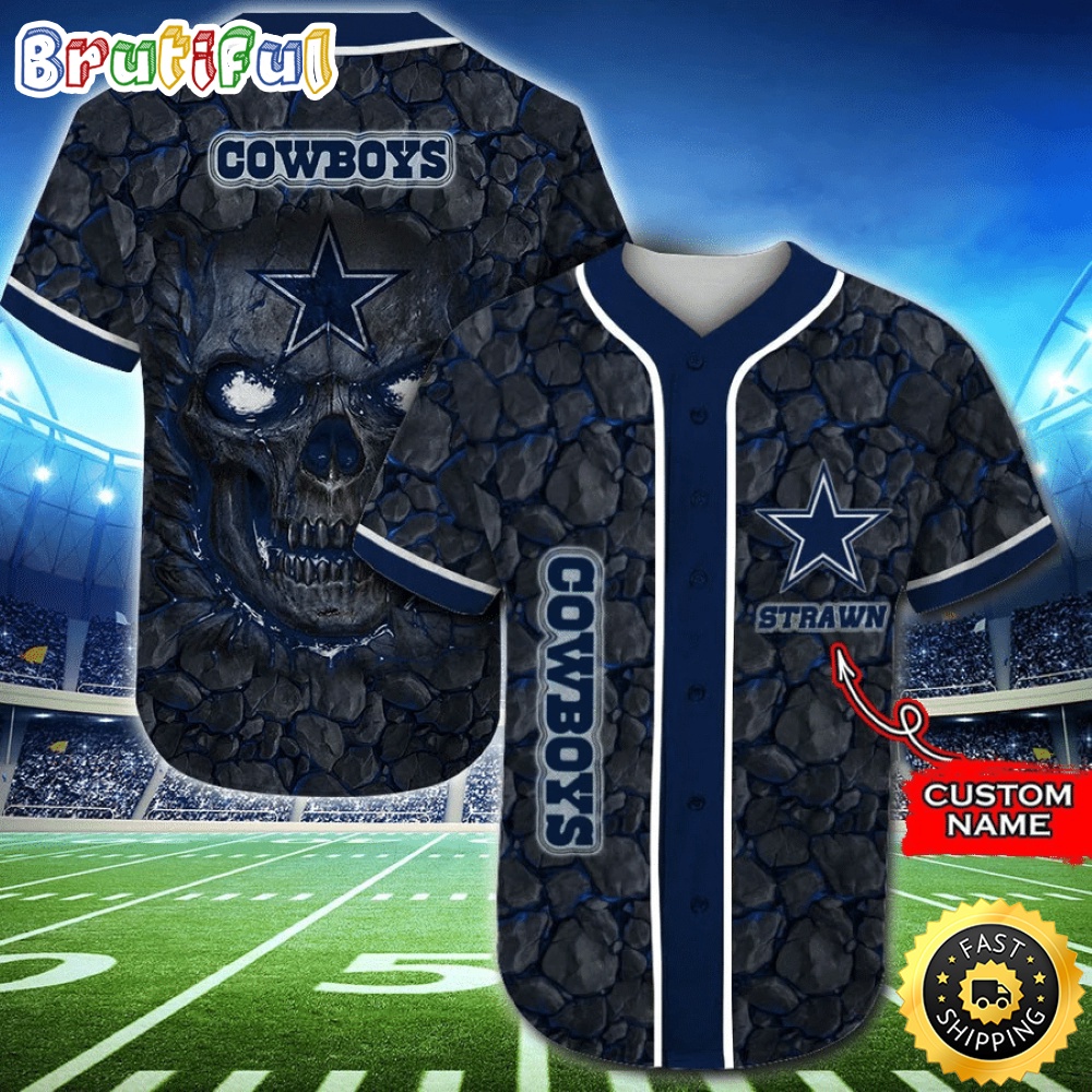 Personalized Nfl Dallas Cowboys Baseball Jersey Athletic Style Jerseys