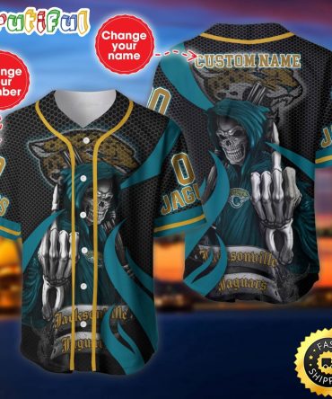 Personalized Nfl Jacksonville Jaguars Baseball Jersey Iconic Baseball Wear
