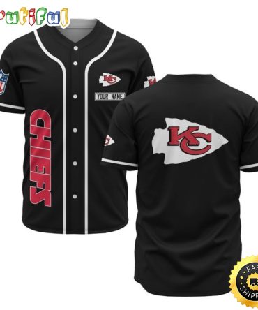 Personalized Nfl Kansas City Chiefs Baseball Jersey Sporty Team Jerseys