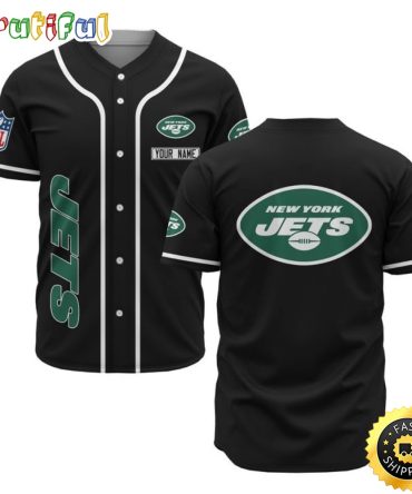 Personalized Nfl New York Jets Baseball Jersey Sporty Team Jerseys