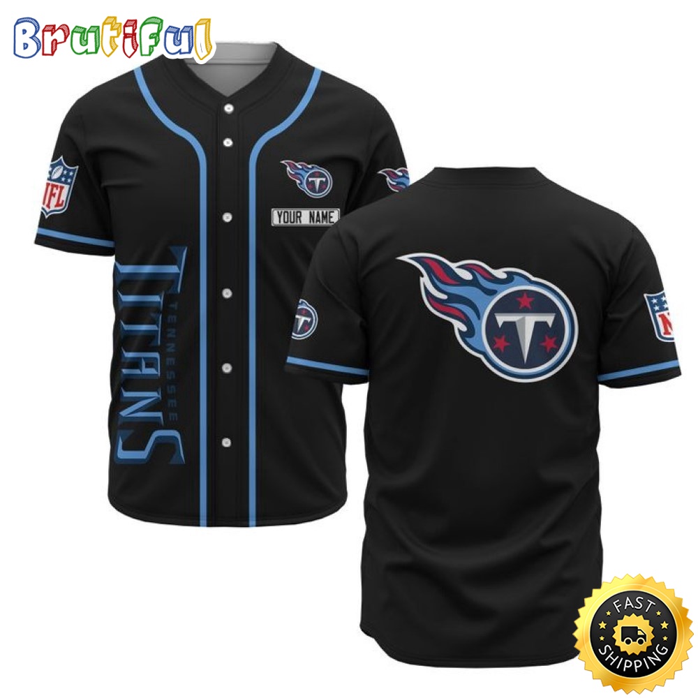 Personalized Nfl Tennessee Titans Baseball Jersey Sporty Team Jerseys