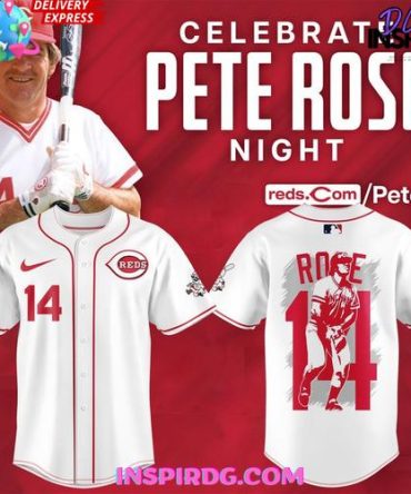 Pete Rose Cincinnati Reds 2025 Limited Edition Baseball Jersey