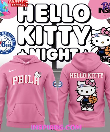 Philadelphia 76Ers Hello Kitty Special All Over Print Hoodie, 3D Hoodie