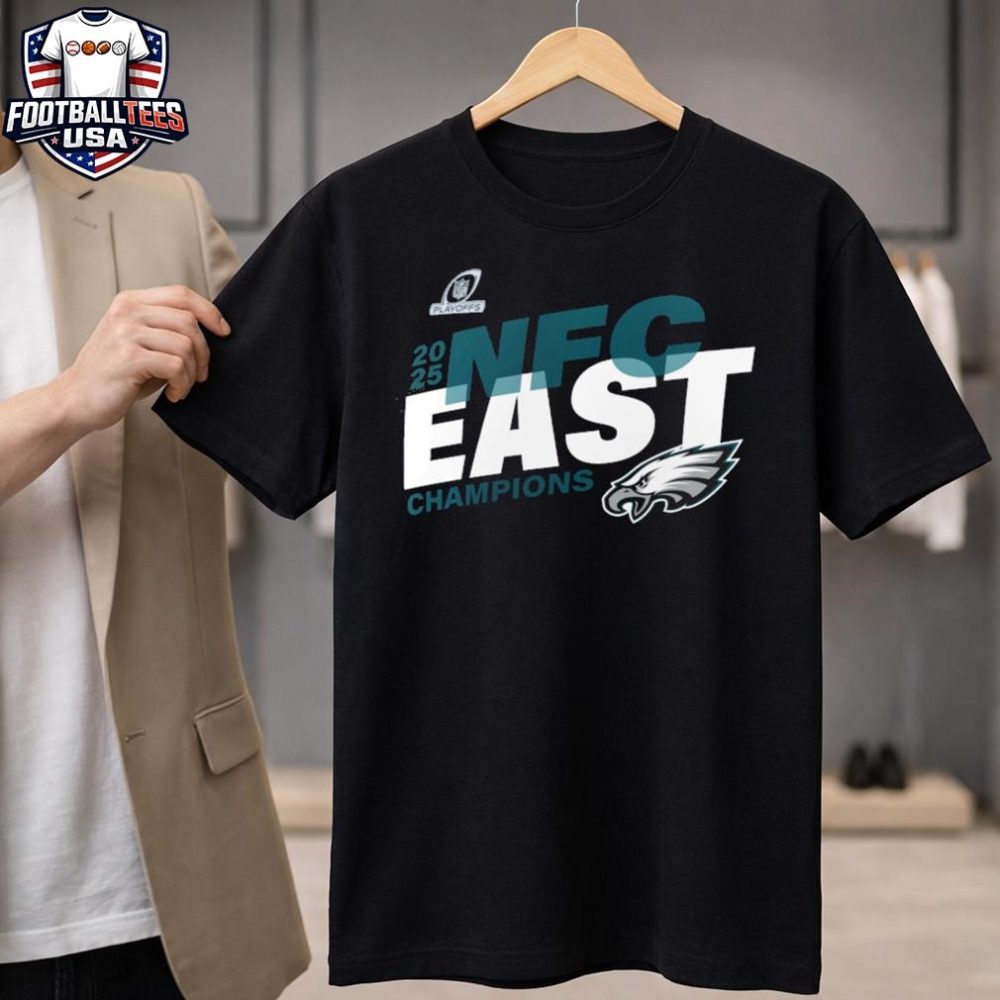 Philadelphia Eagles 2025 Nfc East Division Champions T-Shirt