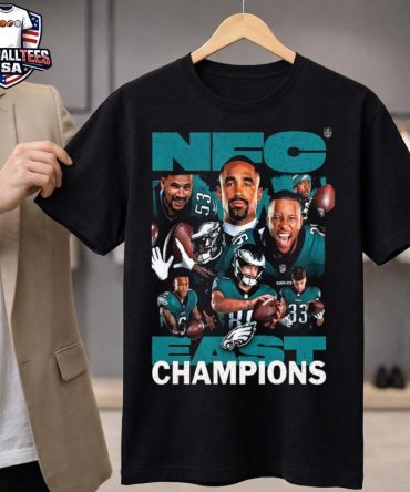 Philadelphia Eagles Back To Back Nfc East Champions 2025 Shirt