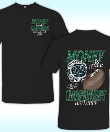 Philadelphia Eagles Money Is Nice Championships Are Better Shirt