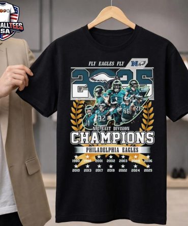 Philadelphia Eagles Nfc East Division 2025 Champions Our Time Unisex Shirt