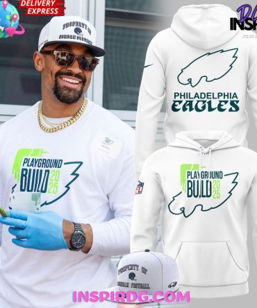 Philadelphia Eagles Playground Build 2025 All Over Print Hoodie