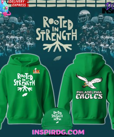 Philadelphia Eagles Rooted In Strength Limited All Over Print Hoodie, 3D Hoodie