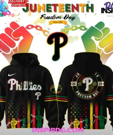 Philadelphia Phillies Juneteenth Day 2025 Special All Over Print Hoodie