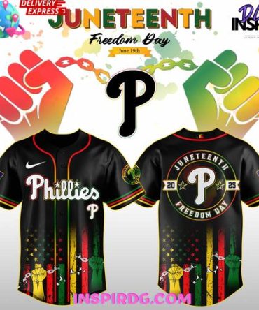 Philadelphia Phillies Juneteenth Day 2025 Special Jersey