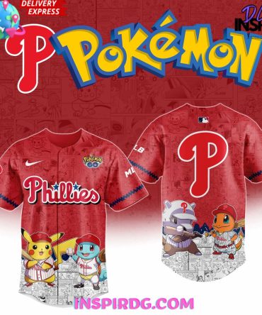 Philadelphia Phillies Pokémon Go Limited Baseball Jersey