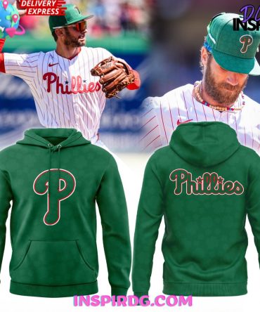 Philadelphia Phillies St. Patrick’S Day 2025 All Over Print Hoodie, 3D Hoodie