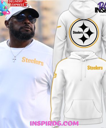 Pittsburgh Steelers Nike 2024 White Out Hoodie