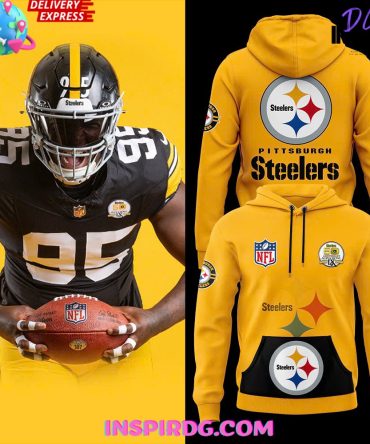 Pittsburgh Steelers Throwback 50Th Anniversary Super Bowl Yellow Hoodie