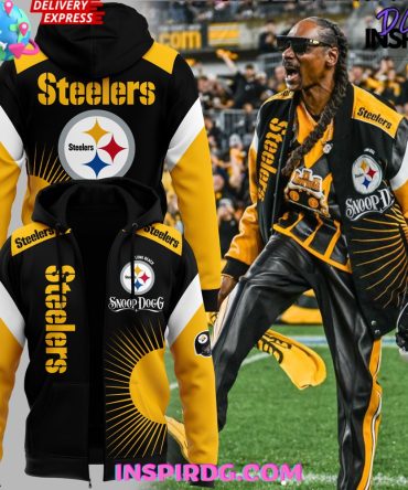Pittsburgh Steelers X Snoop Dogg 2024 Zip Hoodie