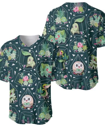 Unisex Botanical Graphic Tee – Cute Cartoon Plant Design, Casual Summer Shirt