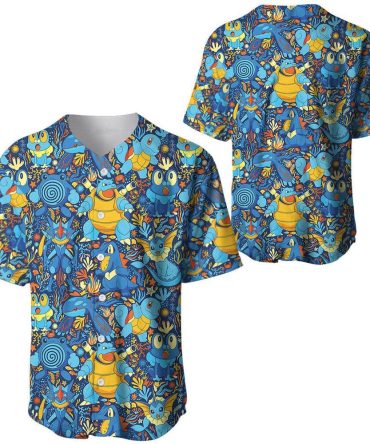 Vibrant Cartoon Pattern Shirt - Unisex Summer Style - Breathable & Fun Design