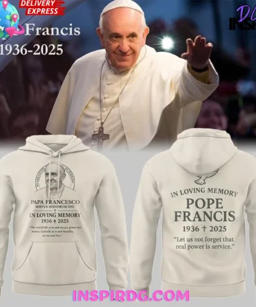 Pope Francis In Loving Memory Special All Over Print Hoodie