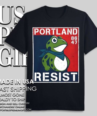 Portland Frog Protest Resist 8647 Shirt