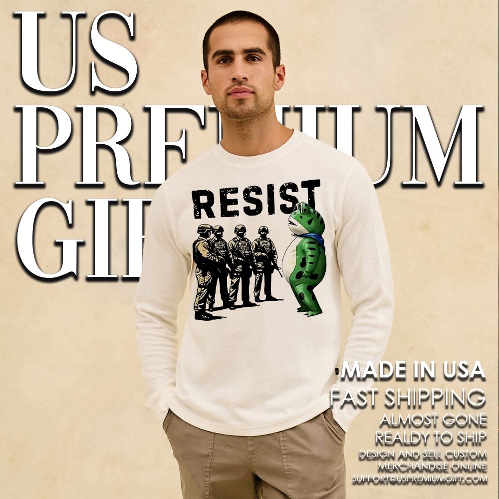 Portland Frog Resist Protest Anti Trump Shirt - Image 3