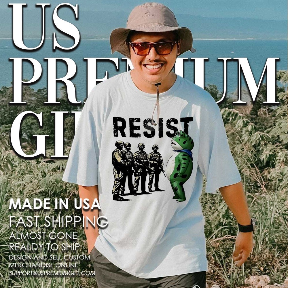 Portland Frog Resist Protest Anti Trump Shirt