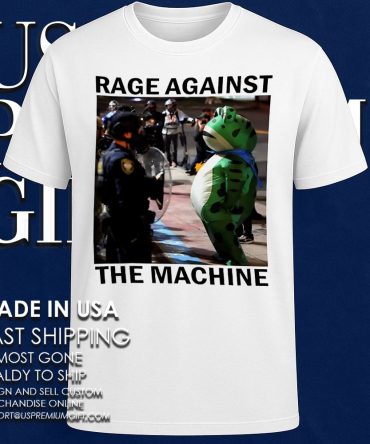 Portland Frog Costume Zrage Against The Machine Photo Shirt