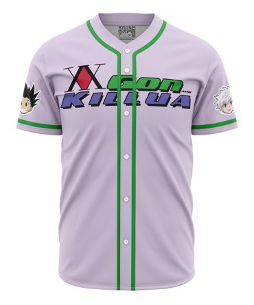 Power Duo Gon & Killua Hunter X Hunter Baseball Jersey