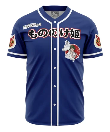 Princess Mononoke Studio Ghibli Baseball Jersey